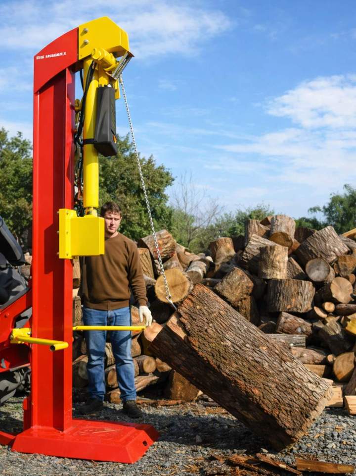 Fendeuses de bois à Vailly-sur-Sauldre